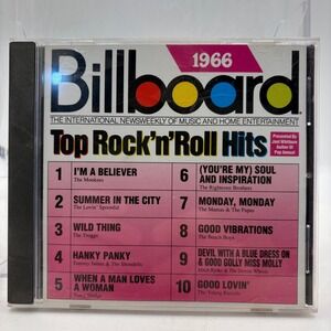 Billboard Top Rock n Roll Hits 1966 CD Rhino Records R2 70627 Various Artists